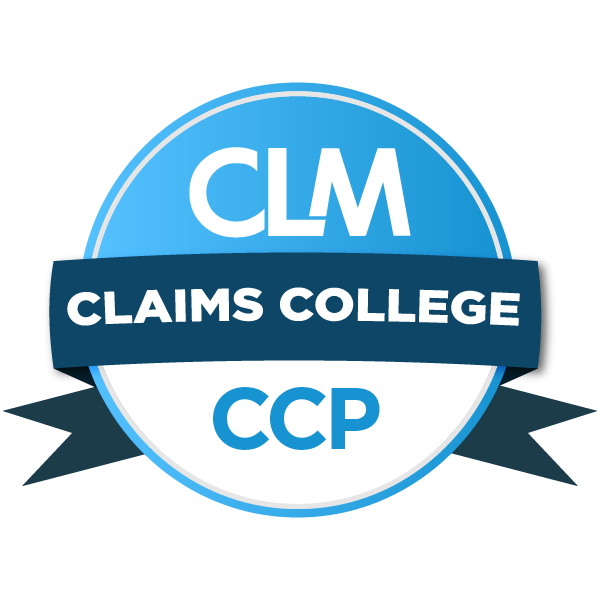 Certified Claims Professional badge